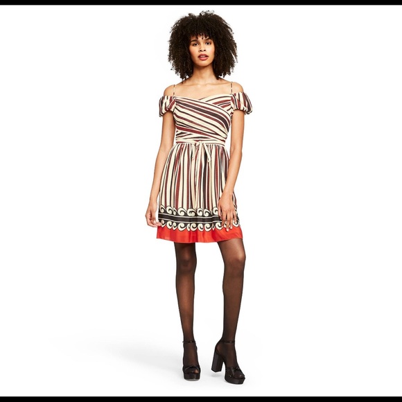 NWT Anna Sui for Target Silk Off-The-Shoulder👗 - Picture 3 of 8